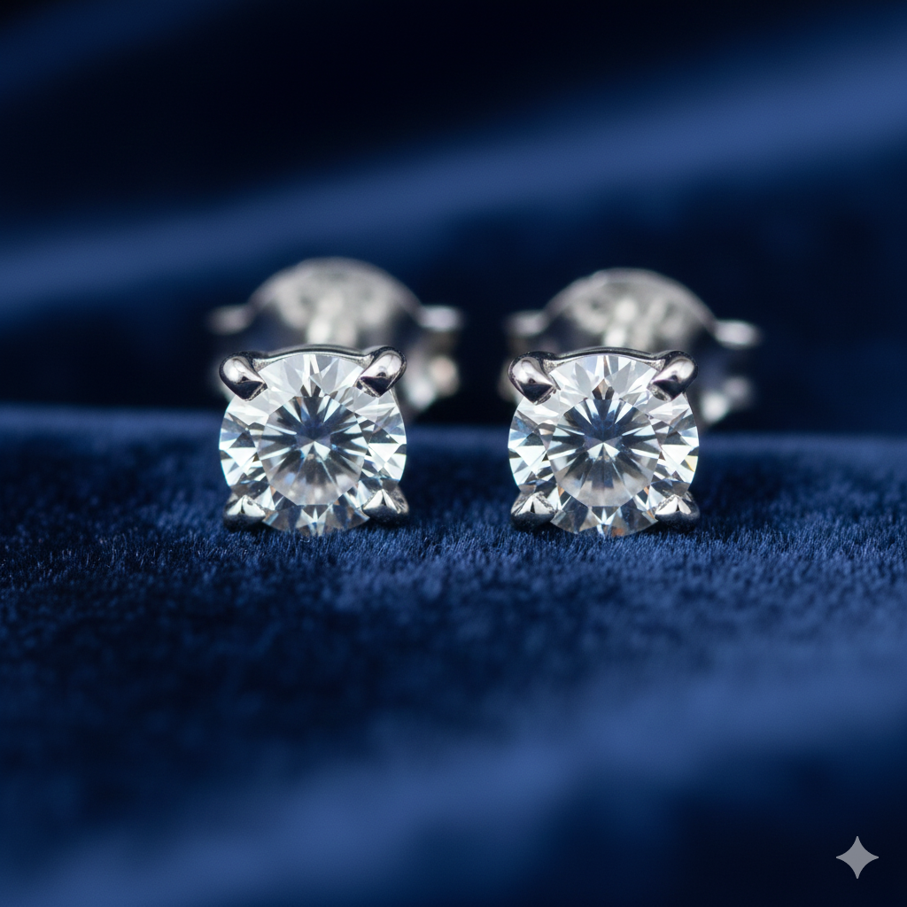Diamond Stud Earrings